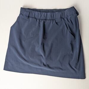 Athleta Navy Blue Athletic Skort